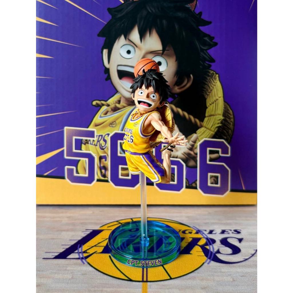 YZ STUDIO - WCF Strawhats sporting Lakers outfit Series - Monkey D. Luffy