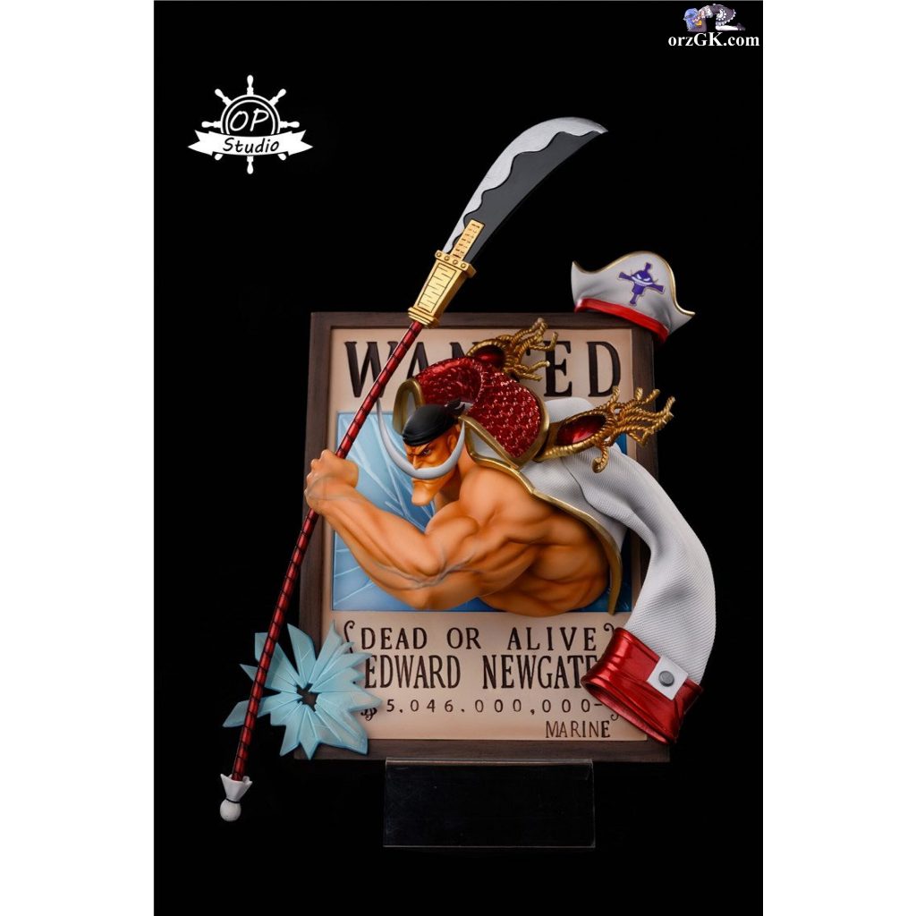 OP Studio - Wanted Poster Frame Whitebeard (Resin)