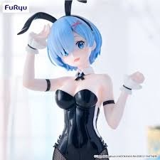 FuRyu Re:zero Starting Life In Another World Bicute Bunnies Figure Rem Bicolor