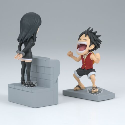 Bandai - Banpresto One Piece World Collectible Figure Log Stories Nico Robin & Monkey D. Luffy