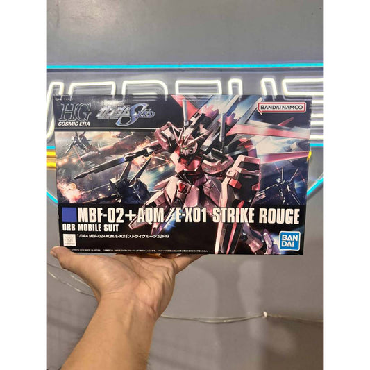 Bandai Gundam 1/144 HG CE MBF-02+AQM/E-X01 Strike Rouge