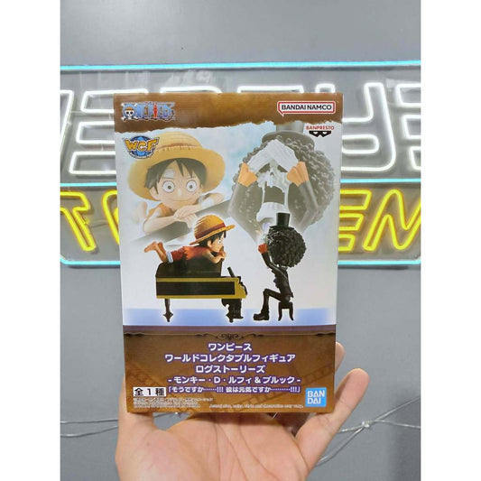 Bandai - Banpresto One Piece WCF Log Stories Monkey D. Luffy & Brook
