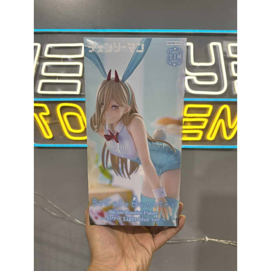 Furyu Chainsaw Man Bicute Bunnies Figure Power Light Blue Color Ver.