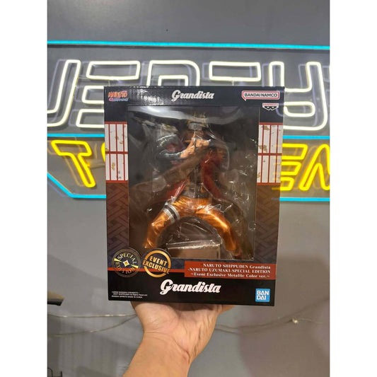 Bandai - Banpresto Naruto Grandista Uzumaki Naruto Special Ed. Event Ex. Metallic Color Ver.