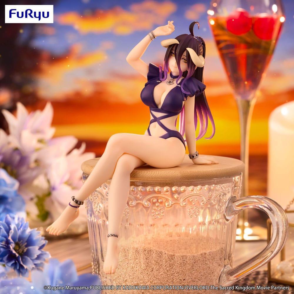 Furyu Overlord Noodle Stopper Figure Albedo Swimsuit Dark Purple Color Ver.