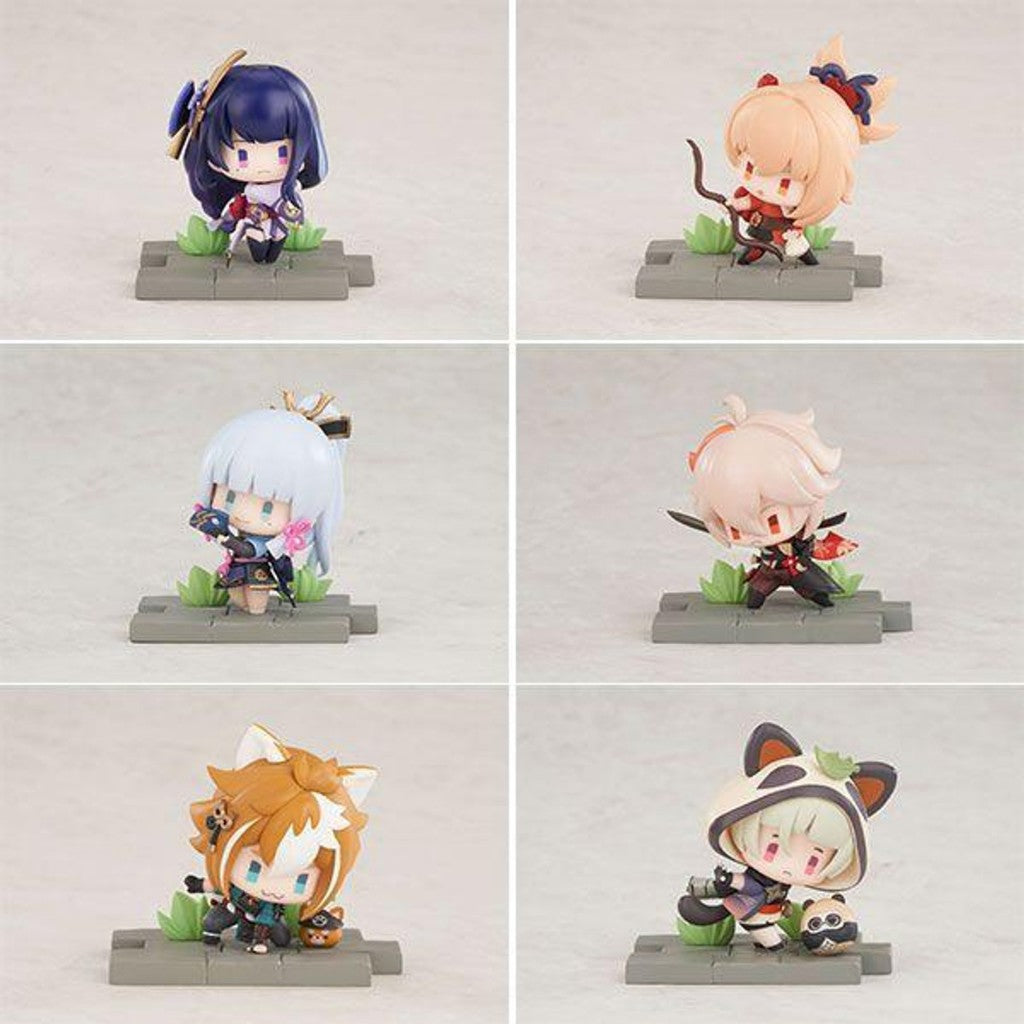 Apex Genshin Impact - Gallant Statues Of The Battlefield Figure Inazuma - Set of 6